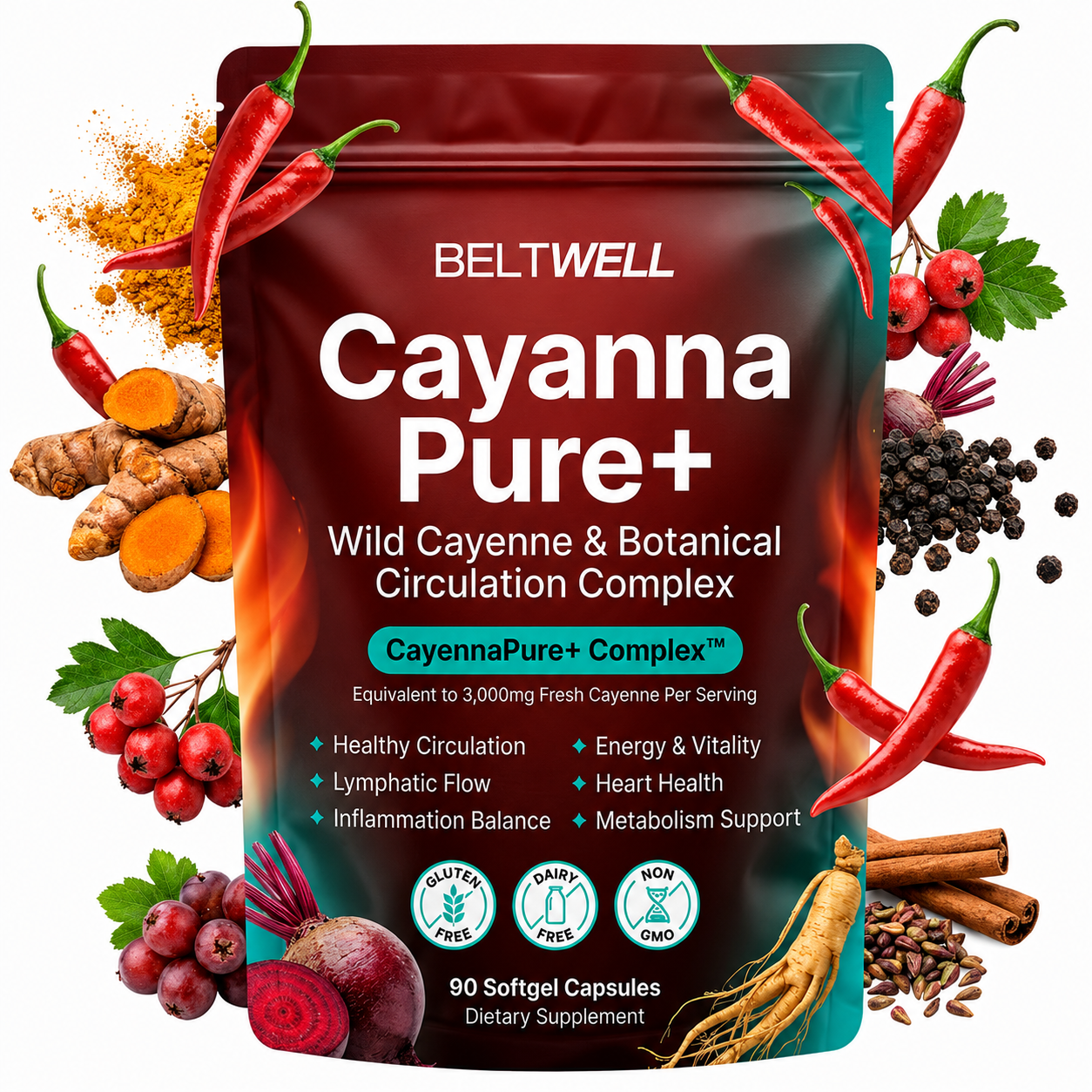 Wild Cayenne Joint Inflammation & Circulation Complex