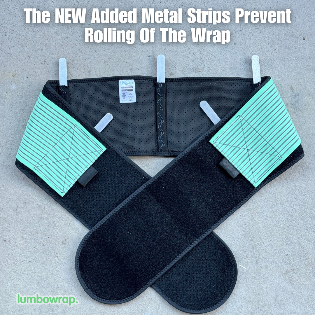 Lumbowrap® - plusstorleken och nedre rygg för stora människor