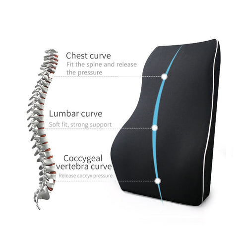 Lumbowrap® - Plus -size lumbal kuddstöd för stora människor med ryggsmärta