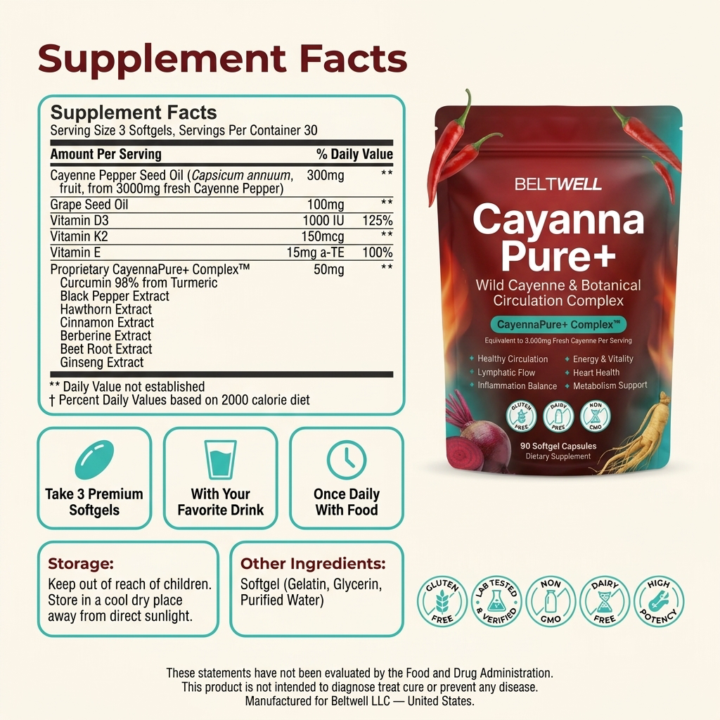 Wild Cayenne Joint Inflammation & Circulation Complex