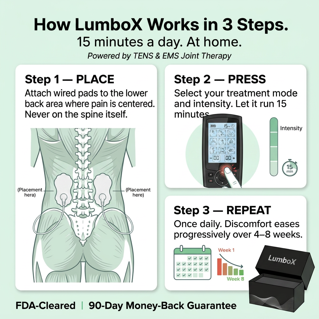 LumboX Elite — Nerve Circulation Pain Relief Device